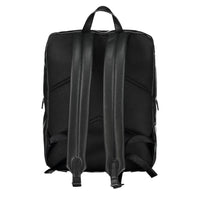Nero Polyester Men Backpack