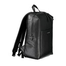 Nero Polyester Men Backpack