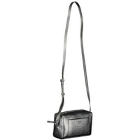 Black Polyester Women Shoulder Bag