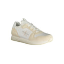 White Polyester Men Sneaker