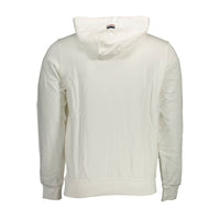 White Cotton Men's Hoodie