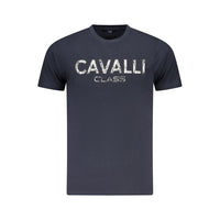 Blu Cotton Men T-Shirt