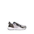 Beige Calf Leather Bos Taurus Low Top Sneakers