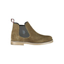 Green Leather Men's Boot