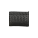 Black Polyurethane Men Wallet