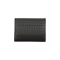 Black Polyurethane Men Wallet