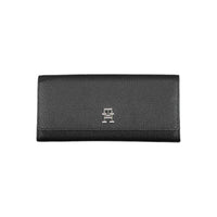 Black Polyurethane Women Wallet
