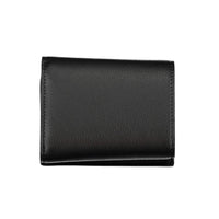 Black Polyurethane Women Wallet