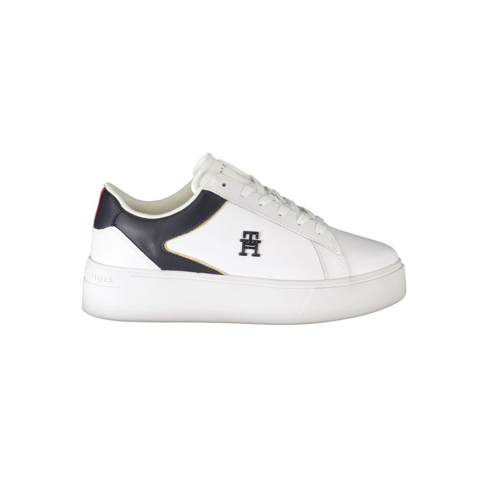 Bianco Polyurethane Women Sneaker