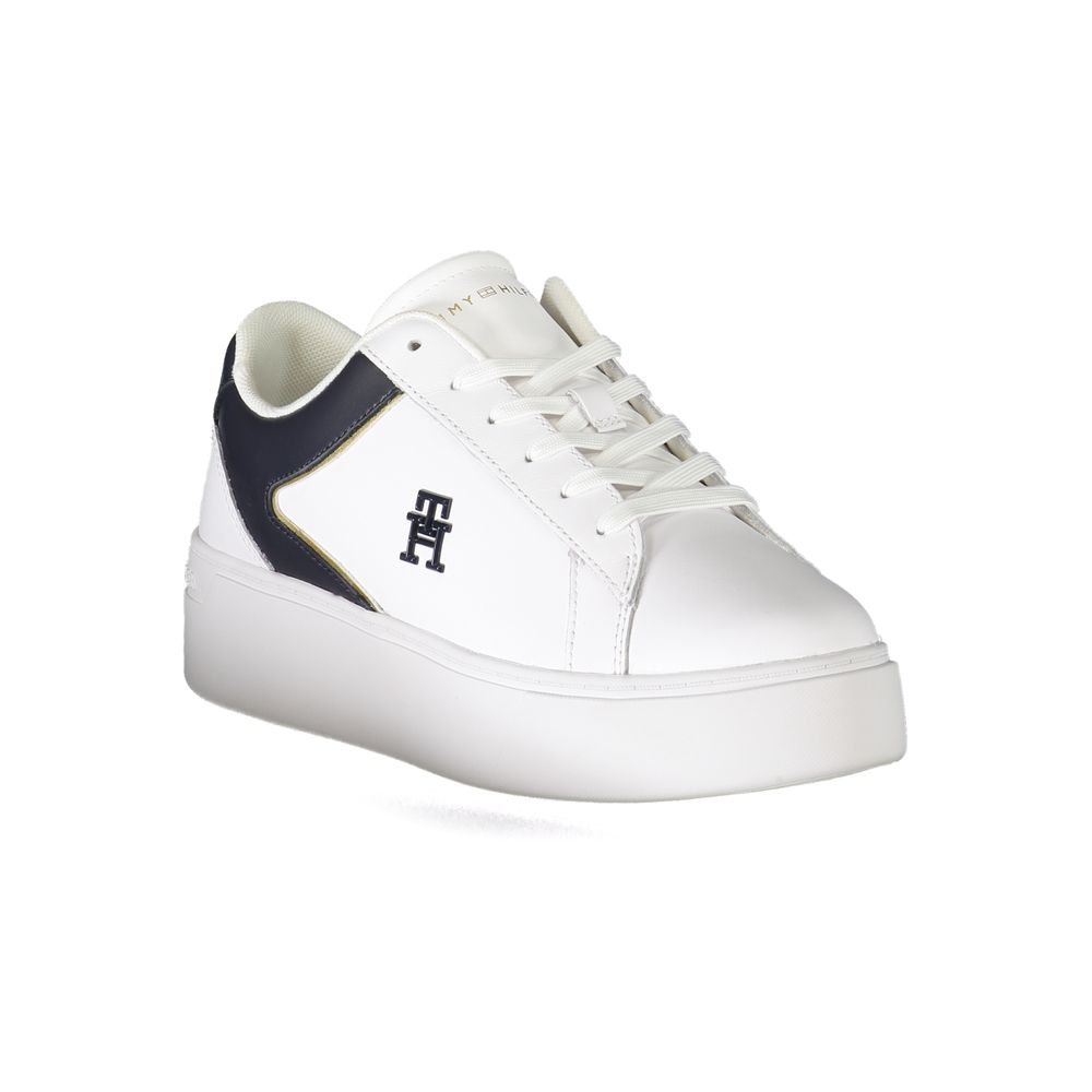 Bianco Polyurethane Women Sneaker