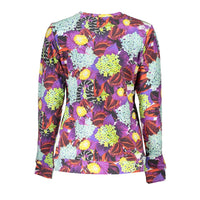 Purple Cotton Women Sweater