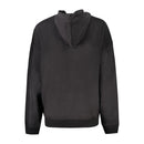 Black Cotton Women Sweatshirt