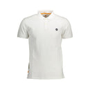 White Cotton Men Polo Shirt