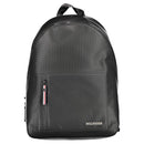 Black Polyurethane Men's Backpack