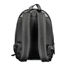 Black Polyurethane Men's Backpack