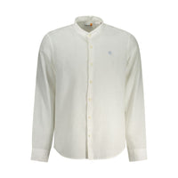 White Linen Men's Shirt