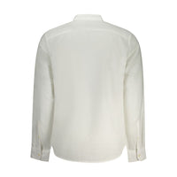 White Linen Men's Shirt