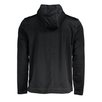 Black Polyester Men's Hoodie
