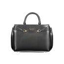 Black Polyurethane Women's Handbag