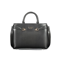 Black Polyurethane Women's Handbag