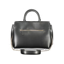 Black Polyurethane Women's Handbag