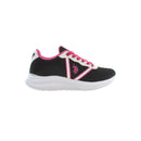 Black Polyester Women Sneaker