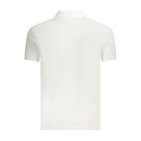 White Cotton Men Polo Shirt