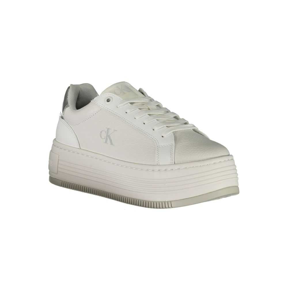 Bianco Leather Women Sneaker