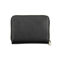 Black Polyurethane Women Wallet