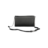Black Polyester Women Shoulder Bag