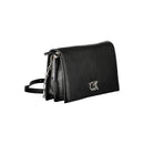 Black Polyester Women Shoulder Bag