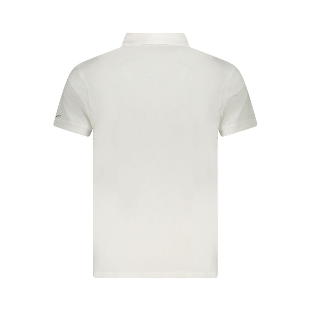 White Cotton Men's Polo