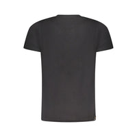 Black Cotton Men T-Shirt