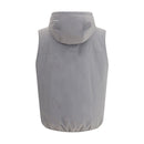 Gray Polyamide Sleveless Jacket