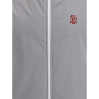 Gray Polyamide Sleveless Jacket