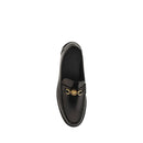 Black Calf Leather Bos Taurus Slip-On Loafers