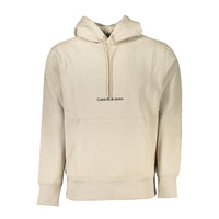 Beige Cotton Men Sweater