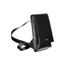 Nero Polyurethane Men Shoulder Bag
