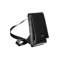 Nero Polyurethane Men Shoulder Bag