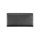 Black Polyurethane Women Wallet