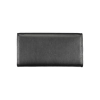 Black Polyurethane Women Wallet