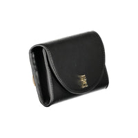 Black Polyurethane Women Wallet