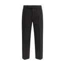 Black Cotton Dress Pants