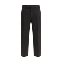 Black Cotton Dress Pants