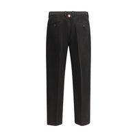 Black Cotton Dress Pants