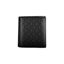Black Polyurethane Men Wallet