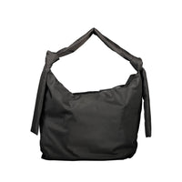 Black Polyester Women's Shoulder Bag