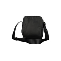 Black Polyester Men's Shoulder Bag