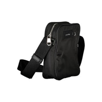 Black Polyester Men's Shoulder Bag