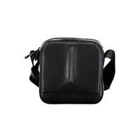 Black Polyester Men's Shoulder Bag